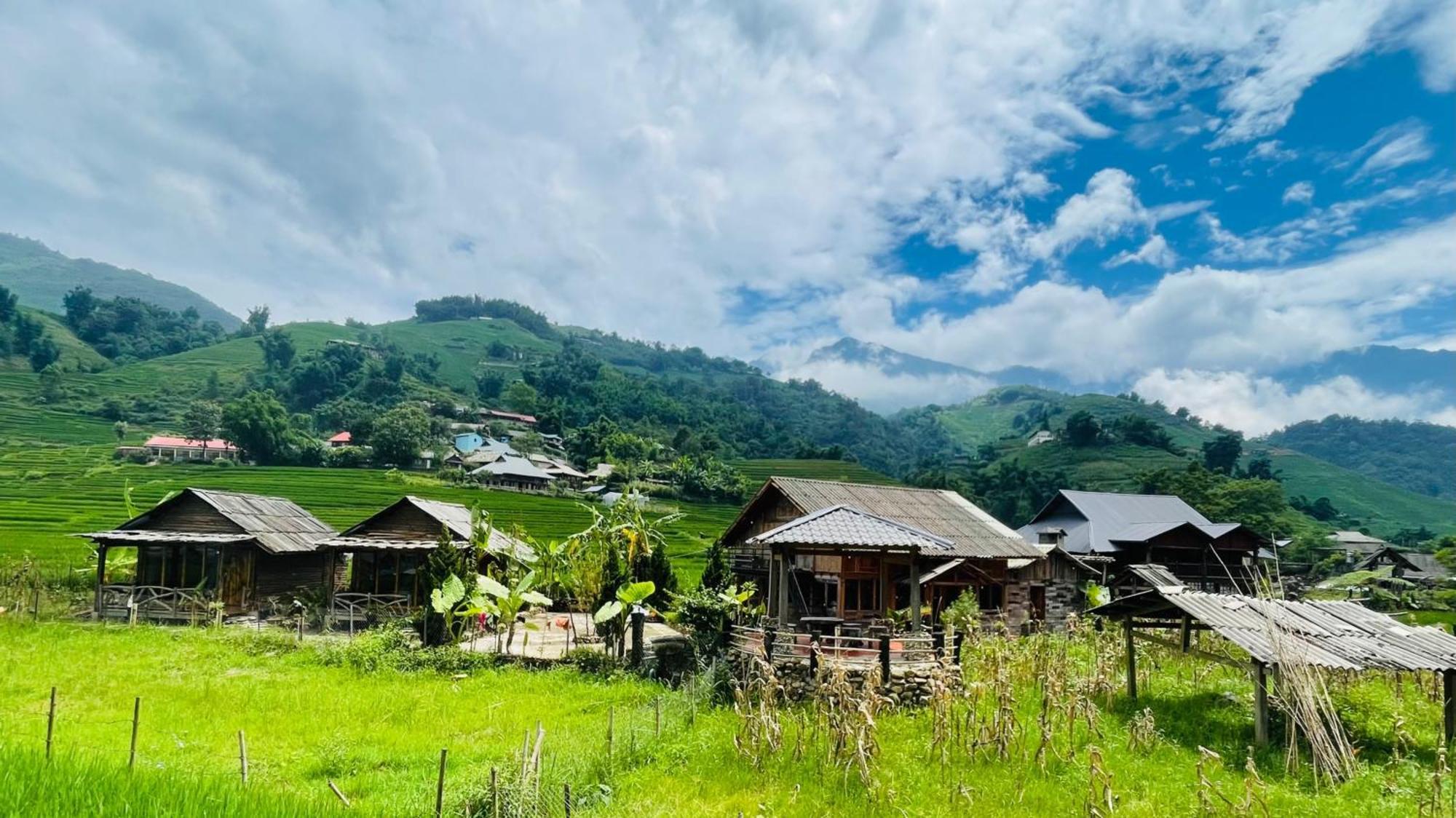 사파 Eco Rice Fields House 호스텔 외부 사진